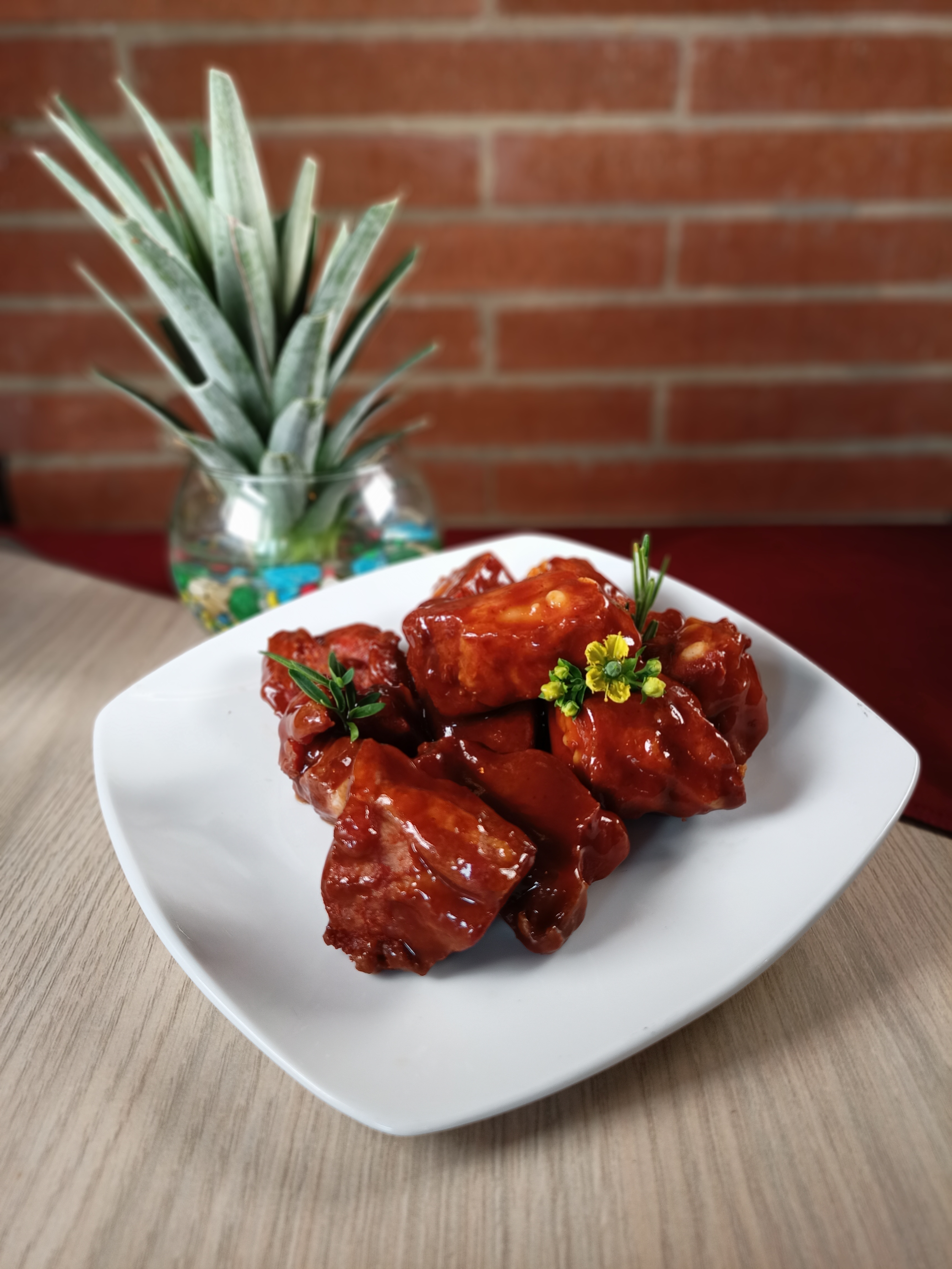 Costillas de cerdo ahumadas